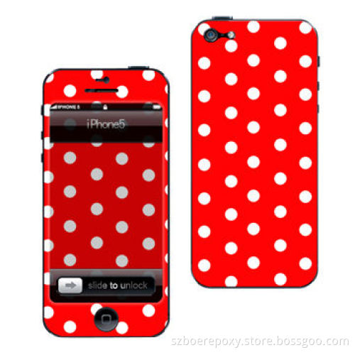 Skin sticker for iPhone5, 3m vinyl material, removable, no residue